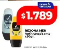 Supermayorista Vital Rexona men antitranspirante oferta