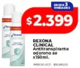 Supermayorista Vital Rexona clinical antitranspirante odorono ac oferta