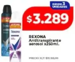 Supermayorista Vital Rexona antitranspirante aerosol oferta