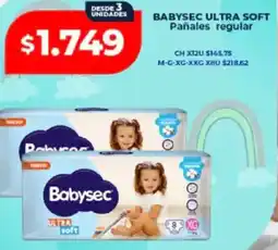 Supermayorista Vital Babysec ultra soft pañales regular oferta