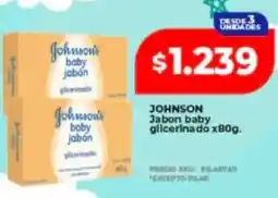 Supermayorista Vital Johnson jabon baby glicerinado oferta