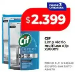 Supermayorista Vital Cif limp vidrio multiuso d/p oferta