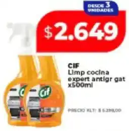 Supermayorista Vital Cif limp cocina expert antigr gat oferta