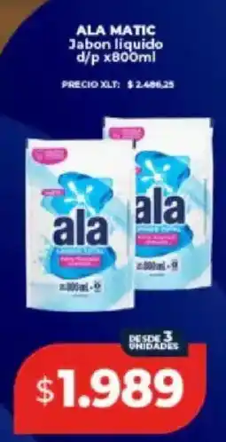 Supermayorista Vital Ala matic jabon liquido d/p oferta