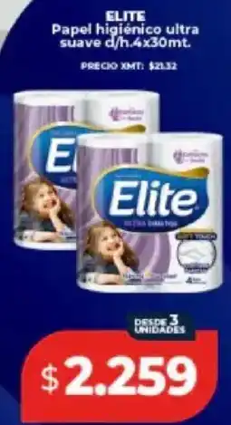 Supermayorista Vital Elite papel higiénico ultra suave d/h. oferta