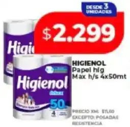 Supermayorista Vital Higienol papel hig max h/s oferta