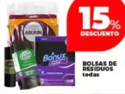 Supermayorista Vital Bolsas de residuos todas oferta