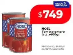 Supermayorista Vital Noel tomate entero lata oferta
