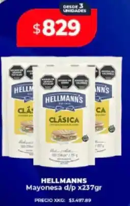 Supermayorista Vital Hellmann's mayonesa d/p oferta
