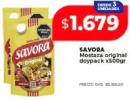Supermayorista Vital Savora mostaza original doypack oferta