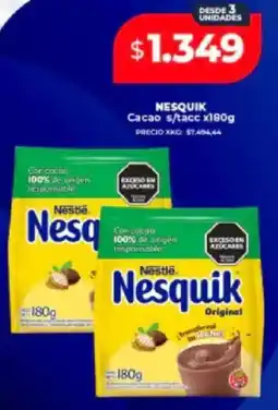 Supermayorista Vital Nesquik cacao s/tacc oferta