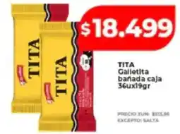 Supermayorista Vital Tita galletita bañada caja oferta