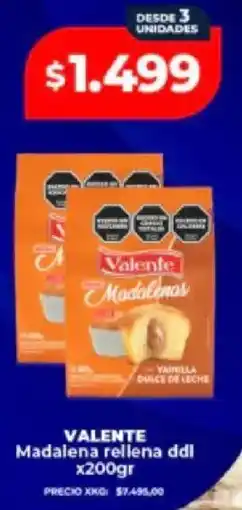 Supermayorista Vital Valente madalena rellena ddl oferta