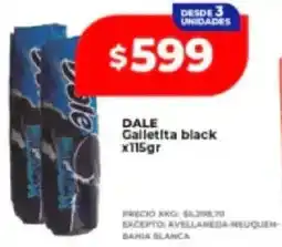 Supermayorista Vital Dale galletita black oferta