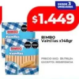 Supermayorista Vital Bimbo vainillas oferta
