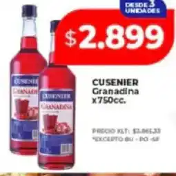 Supermayorista Vital Cusenier granadina oferta