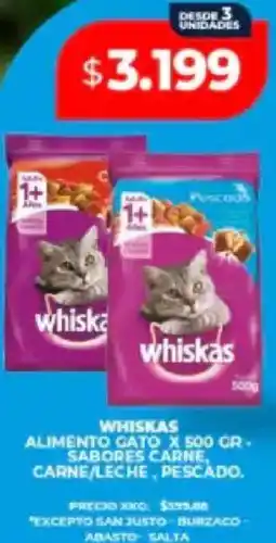 Supermayorista Vital Whiskas alimento gato oferta