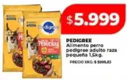 Supermayorista Vital Pedigree alimento perro pedigree adulto raza pequeña oferta