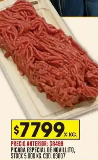 Picada especial de novillito