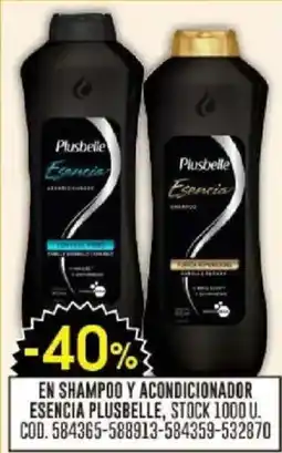 Coto En shampoo y acondicionador esencia plusbelle oferta