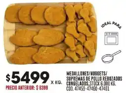 Coto Medallones/nuggets/ supremas de pollo rebozados oferta