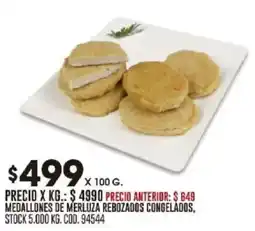 Coto Medallones de merluza rebozados congelados oferta