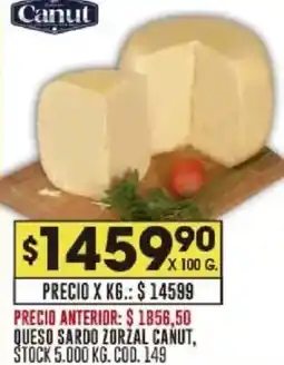 Coto Canut queso sardo zorzal oferta
