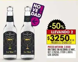 Coto Gin tonic sin alcohol le mat, bot. oferta