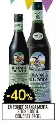Coto Menta en fernet branca oferta