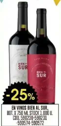 Coto Bien al sur en vinos bot. oferta