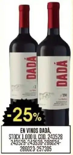 Coto Dadá en vinos oferta