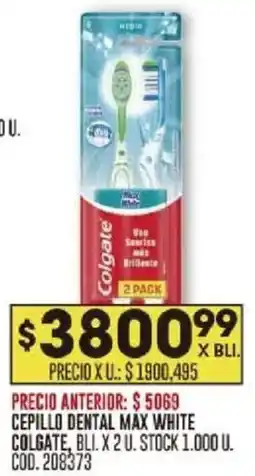 Coto Colgate cepillo dental max white, bli. oferta
