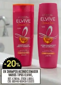 Coto Elvive en shampoo/acondicionador varios tipos oferta