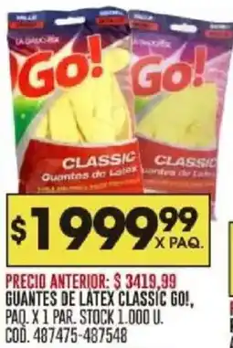 Coto Go! guantes de latex classic, paq. oferta