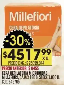 Coto Millefiori cera depilatoria microondas, caja oferta