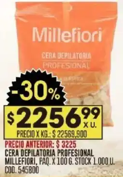 Coto Millefiori cera depilatoria profesional paq. oferta