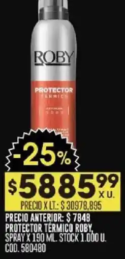 Coto Roby protector térmico spray oferta