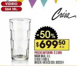 Coto Crisa vaso iglu oferta