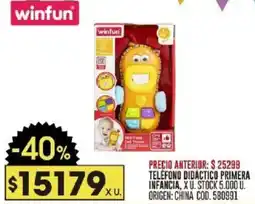 Coto Winfun teléfono didáctico primera infancia oferta