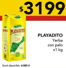 Nini Mayorista Playadito yerba con palo oferta