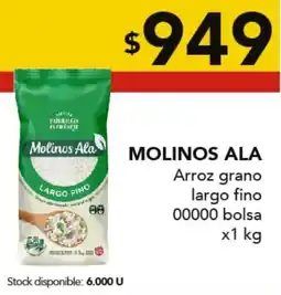 Nini Mayorista Molinos ala arroz grano largo fino 00000 bolsa oferta