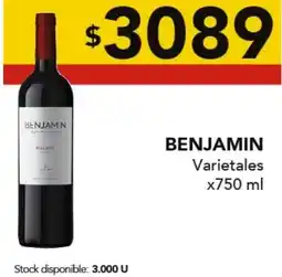 Nini Mayorista Benjamin varietales oferta