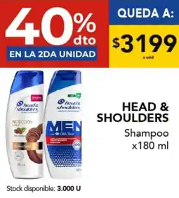 Nini Mayorista Head & shoulders shampoo oferta