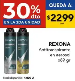 Nini Mayorista Rexona antitranspirante en aerosol oferta