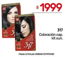 Nini Mayorista 317 coloración cap. kit oferta