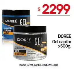 Nini Mayorista Doree gel gel capilar oferta