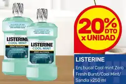 Nini Mayorista Listerine enj.bucal cool mint zero fresh burst/cool mint/ sandia oferta