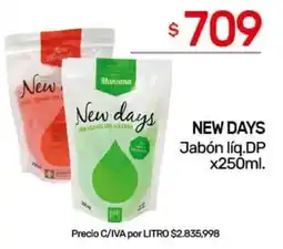 Nini Mayorista New days jabón líq.dp oferta