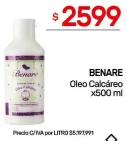 Nini Mayorista Benare oleo calcáreo oferta