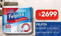 Nini Mayorista Blanquis. p.hig. blanco hoja simple oferta